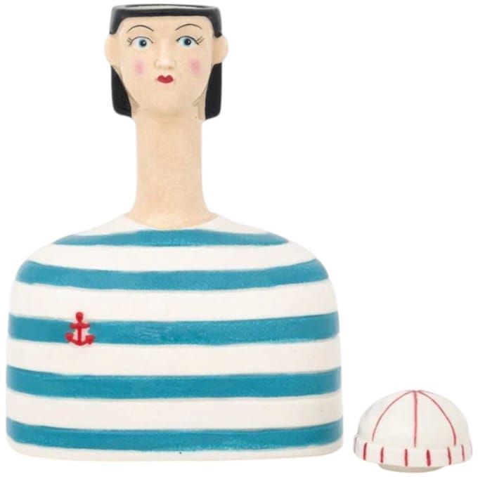Maritieme vrouw buste vaasje - Batela