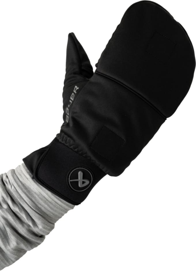 Bauer Handschoenen Hybrid Flip Mitten (Kleur - Zwart, Maat - L/XL)