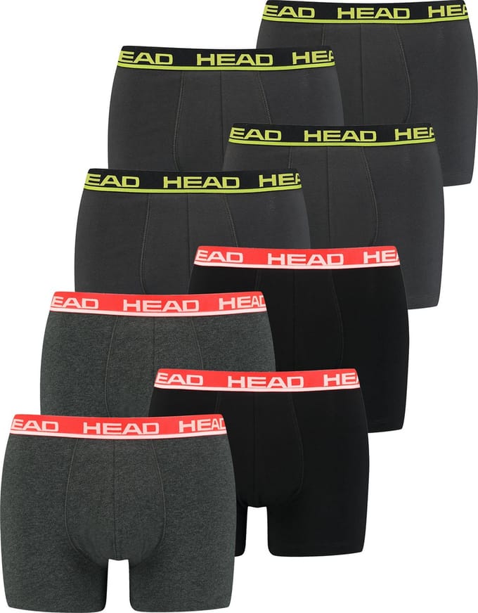 BOXERS Set van 8 Head Heren Basic Boxer Broek Shorts Ondergoed Ondergoed Set van 8