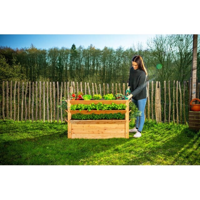 Westmann - WM102408 - Plantenbak - Bloembak - Tuin Hochbeed - 73 x 91 x 124 cm