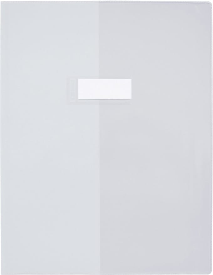 Stevige klembordmap, transparant, 240 x 320 mm