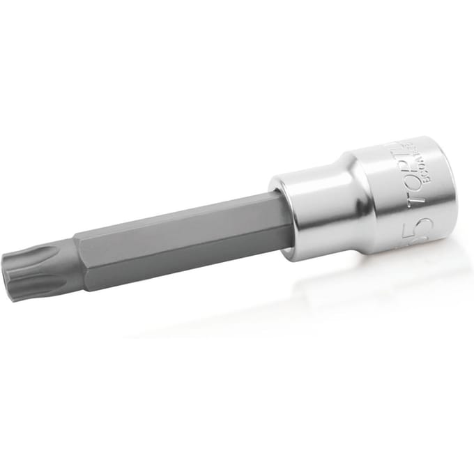 Torx-inzetstuk TOPTUL 1/2 inch TORX T20 5-kant lang (100mm)