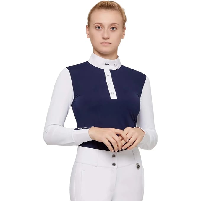 Dames lycra wedstrijdpolo Premier Equine Rossini