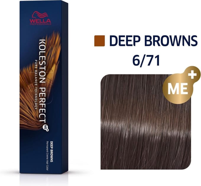 Wella Professionals Koleston Perfect Me+ - Haarverf - 6/71 Deep Browns - 60ml
