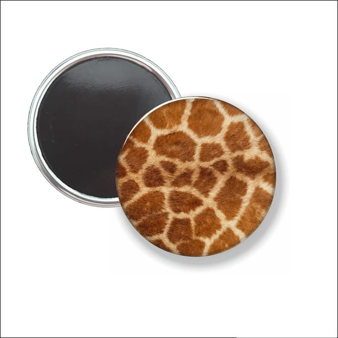 Button Met Magneet - Giraffehuid - NIET VOOR KLEDING