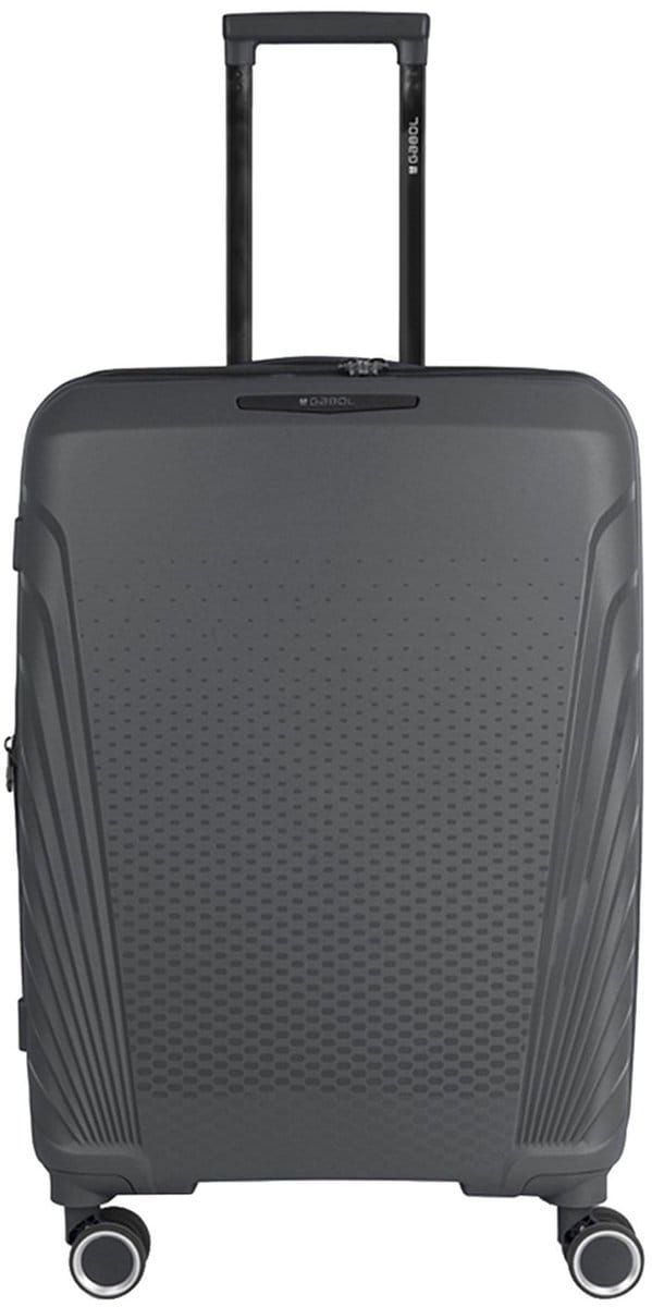 Gabol Soho Spinner 66 cm - Uitbreidbaar 71/83 liter - 66x44x28/32 cm - grijs