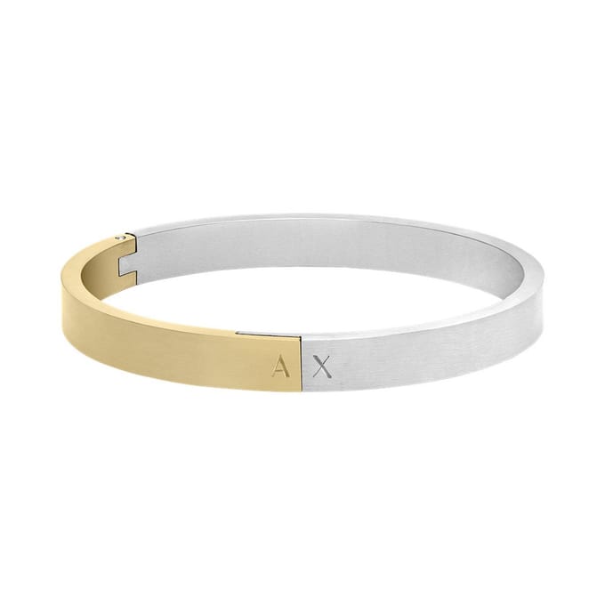 Armani Exchange AXG0172040 Heren Armband (sieraad) 19 cm - Tweekleurig
