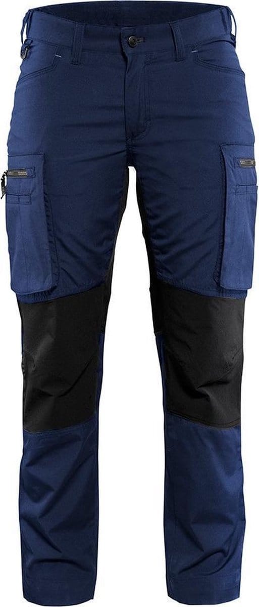 Blaklader Dames Service werkbroek Stretch 7159-1845 - Vrouwen - Navy/Zwart - 48