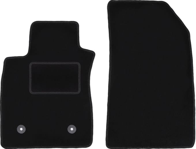 Voormatten zwart voor: Renault Clio III stationwagen, hatchback (2005-2012)