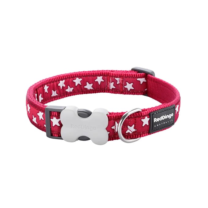 Verstelbare hondenhalsband Red Dingo