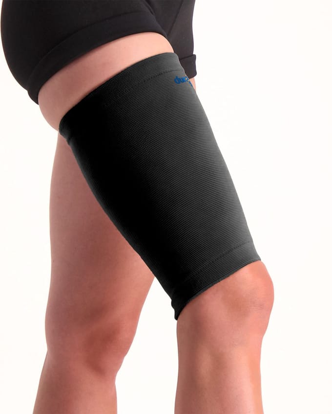 Dunimed Dijbeenbrace - Bovenbeenbrace Compressie - Zwart - M