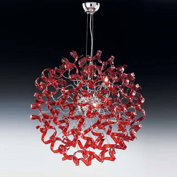Metallux Kersen hanglamp in bolvorm Ø 80 cm