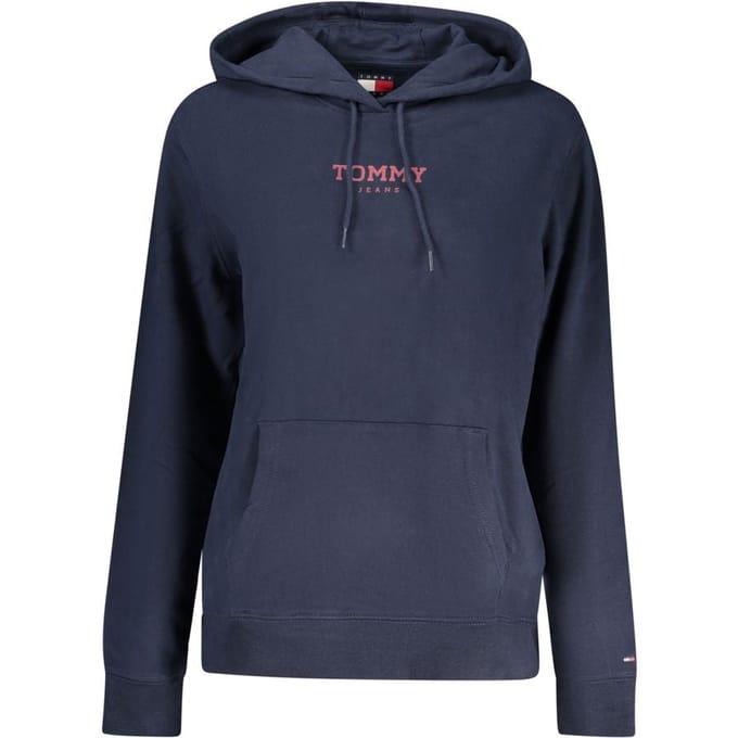 Tommy Hilfiger Blauwe Katoenen Dames Hoodie