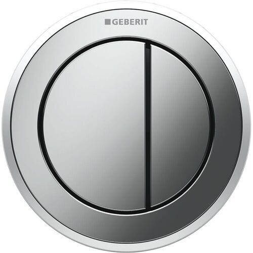 Geberit remote control type 10, pneumatic, 2-flush, flush-mounted lever handle 116.055.KH.1