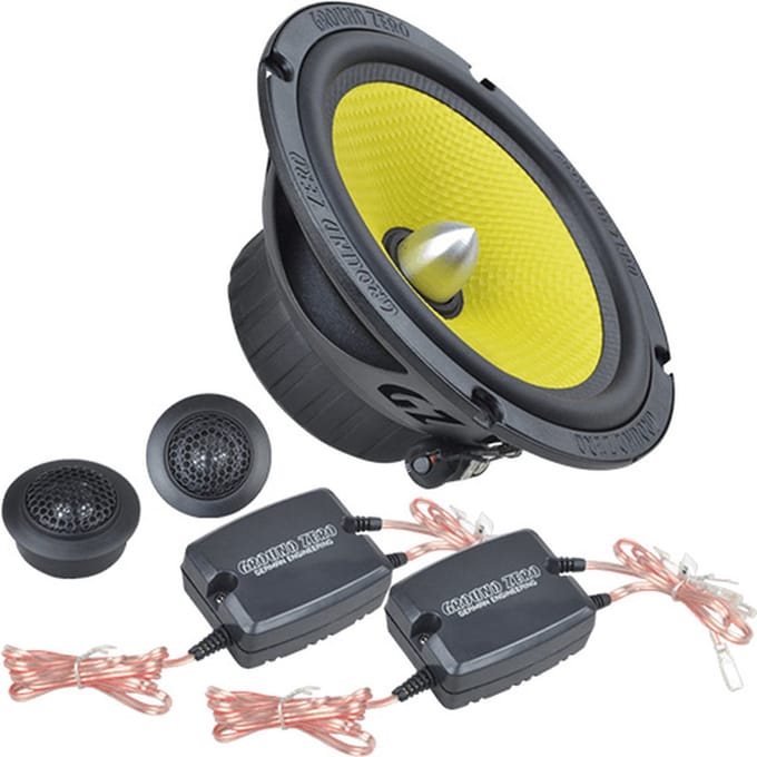 Ground Zero GZTC 165.2X - 2-weg componentenset - 16,5 cm - 150W
