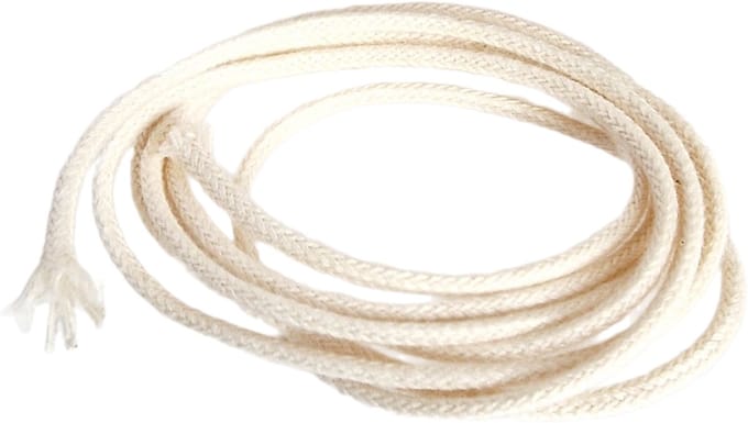 Het Nieuwe Licht® - Olielamp lont - rond 2mm - met kern - 1mtr