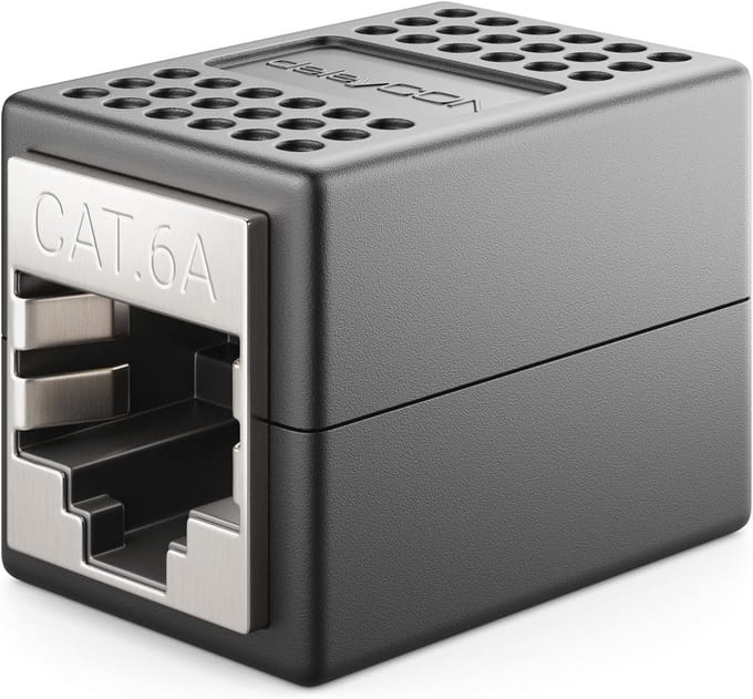 RJ45 Koppeling - LAN Kabel Uitbreiding voor Cat5 Cat6 Cat7 Cat8 Netwerken - 10 Gbit/s