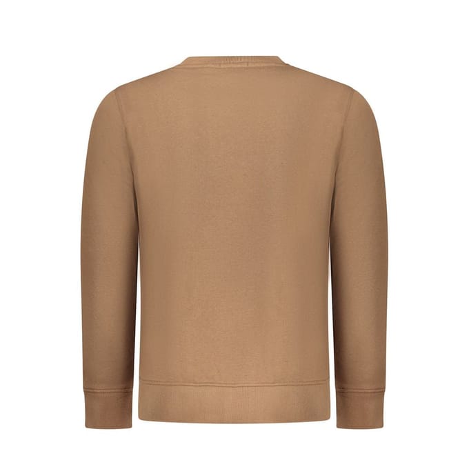 Rifle Marrone Katoenen Heren Sweater