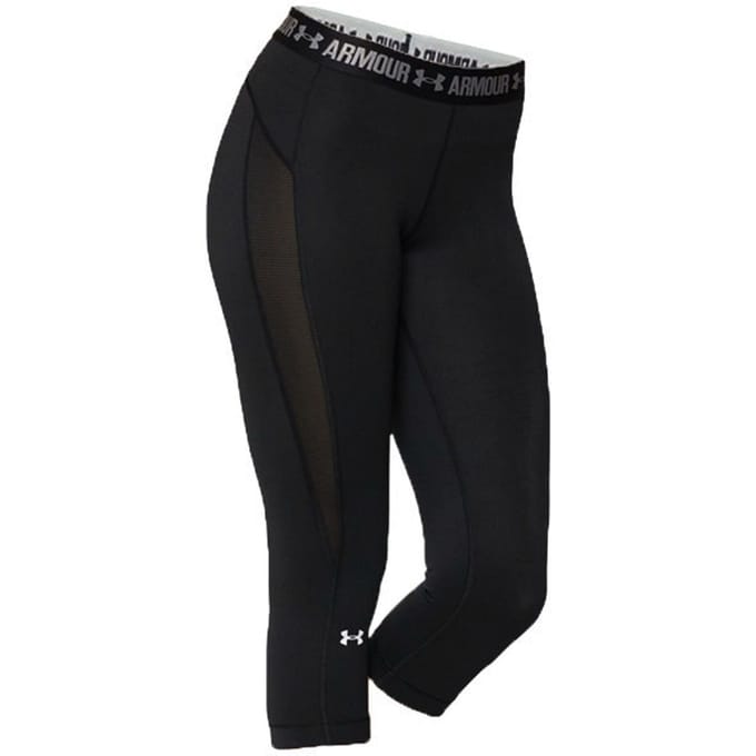 Under ArmourHeatgear Capri Legging Strak Zwart - Dames