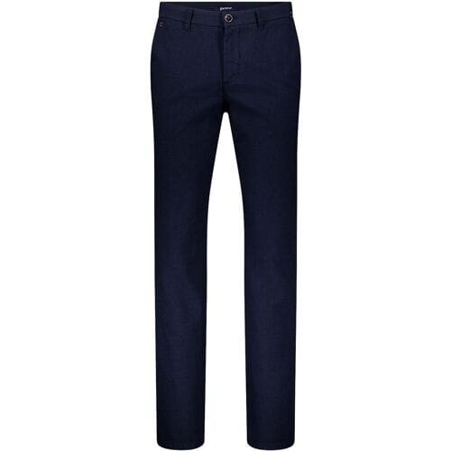Gardeur Broek Bono Mini Fantasy Pattern Soft Touch Easy Care Dark Navy / male