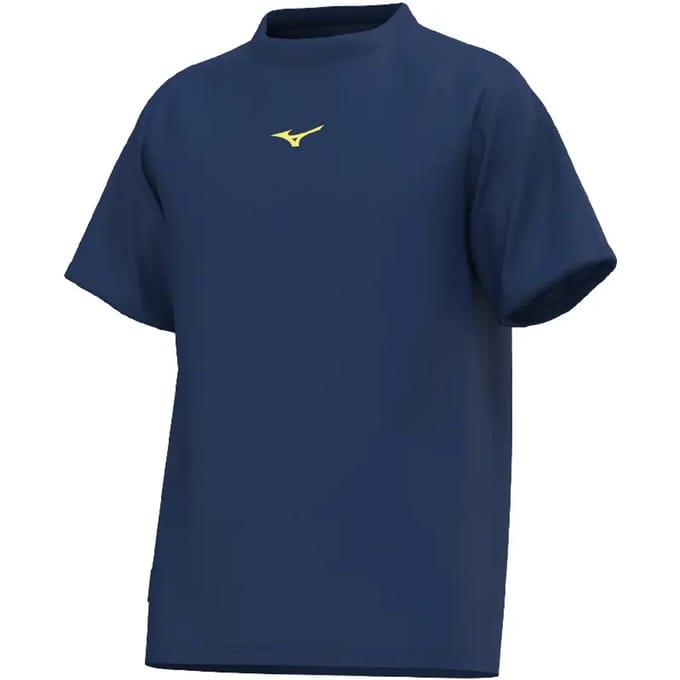 Mizuno Athletic T-shirt Met Korte Mouwen Blauw L Man