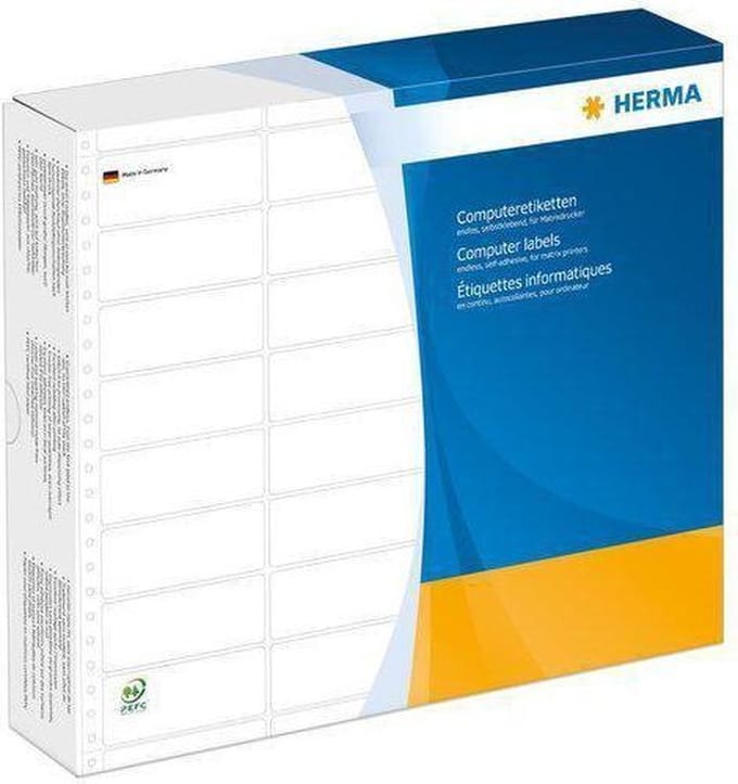 HERMA Computeretiketten eindloos 101.6x35.7 mm 3-banen 12000 St.