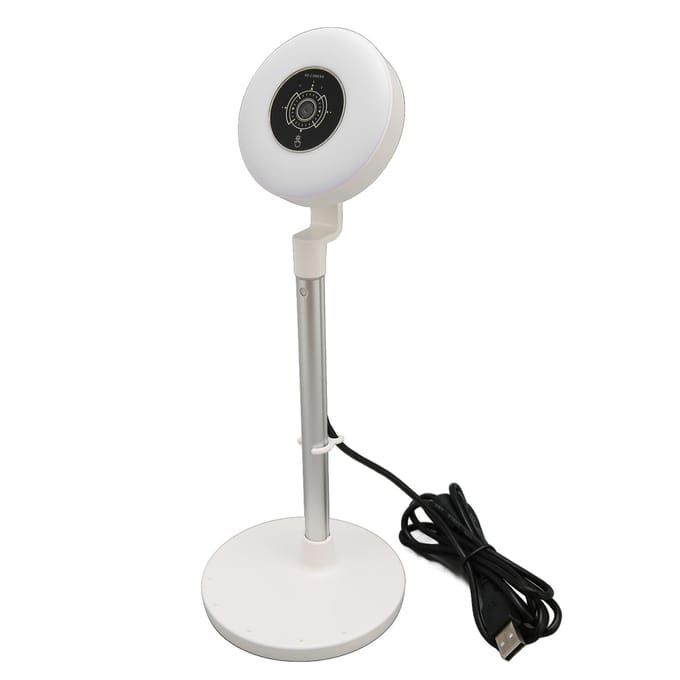 1080P Invullicht Webcam 3 Niveaus Instelbaar Invullicht Intrekbare Hoogte AF Touch HD Invullicht wit