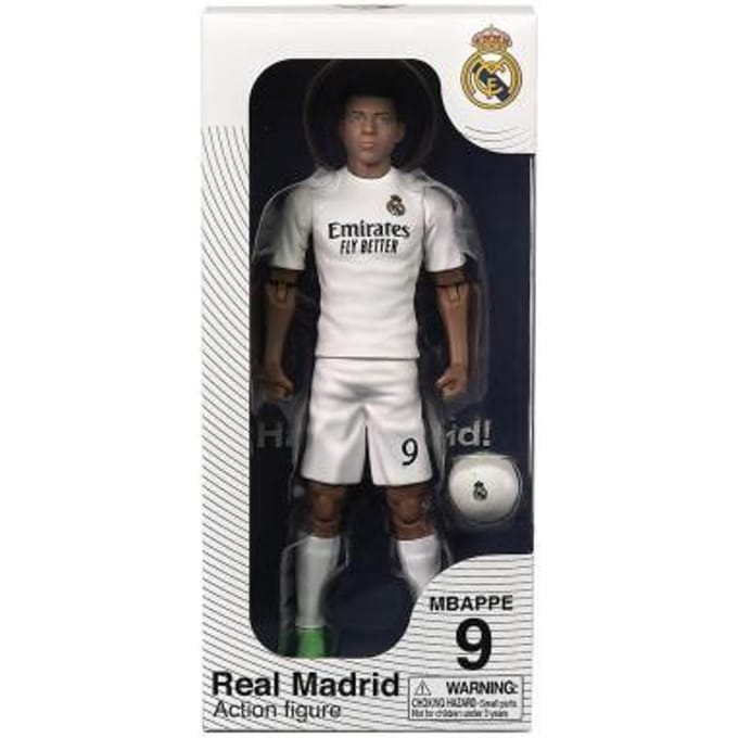 Voetbalfiguur Real Madrid Kylian Mbappé actiefiguur 20cm speelgoed.