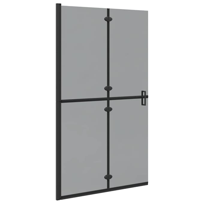 vidaXL - Inloopdouche - wand - Zwart - 110 - x - 6,5 - x - 190 - cm