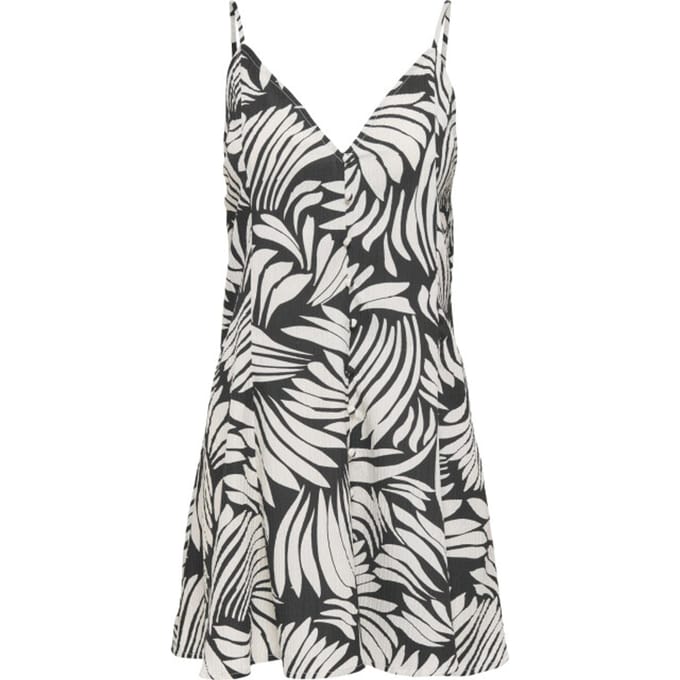 Only Onlkasina strap short dress wvn birch/para black g