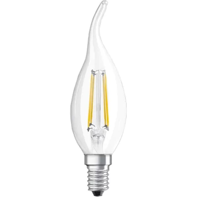 Osram Ledfilamentlamp Kaars Retro - D3,5cm - Warm Wit - E14 - 4w