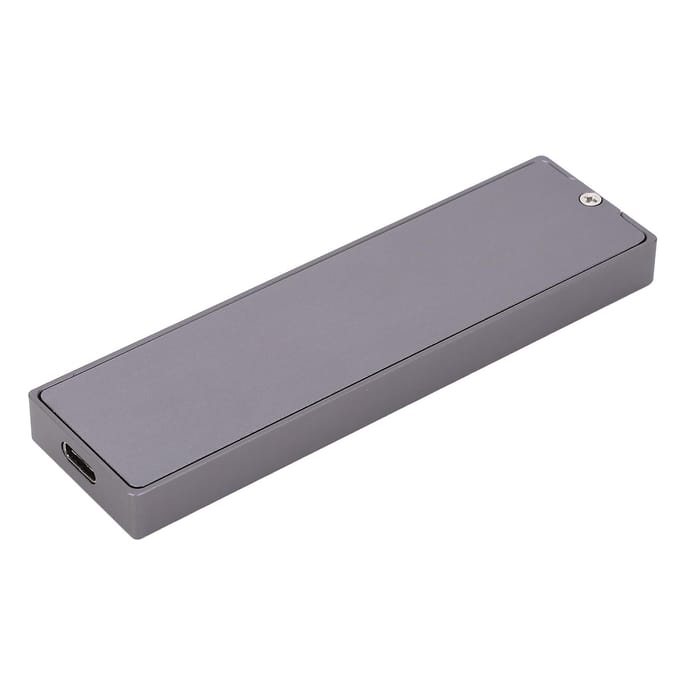 M.2 Nvme PCIE SSD Behuizing Case Adapter Aluminiumlegering USB3.1 GEN2 10Gbps RGB Licht SSD Externe Behuizing Adapter voor gray