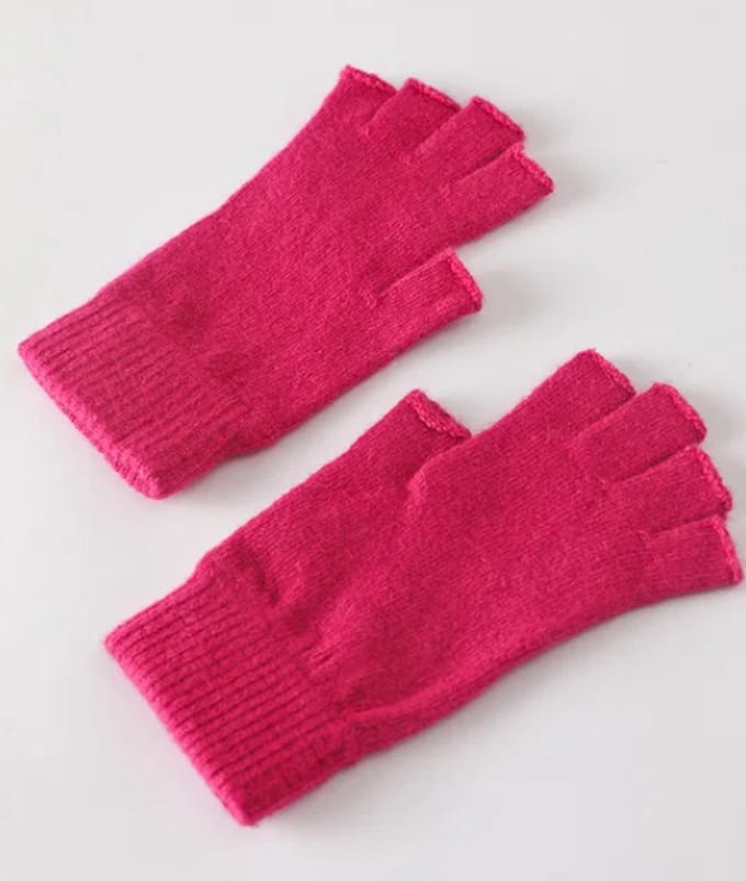 Jumada's - Roze Vingerloze Handschoenen - Winter - One Size - Stijlvol