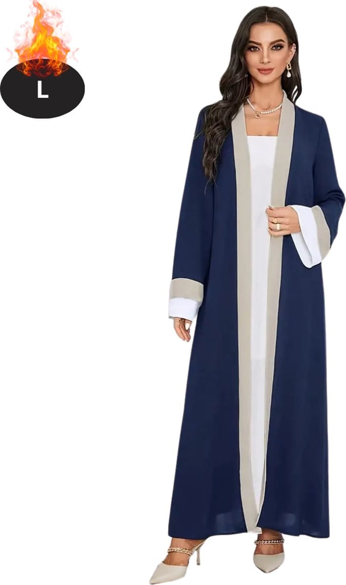 Nivard Islamitische Kleding - Djellaba Dames - Moslim Kleding - Arabisch Dames Kaftan - Alhamdulillah - L
