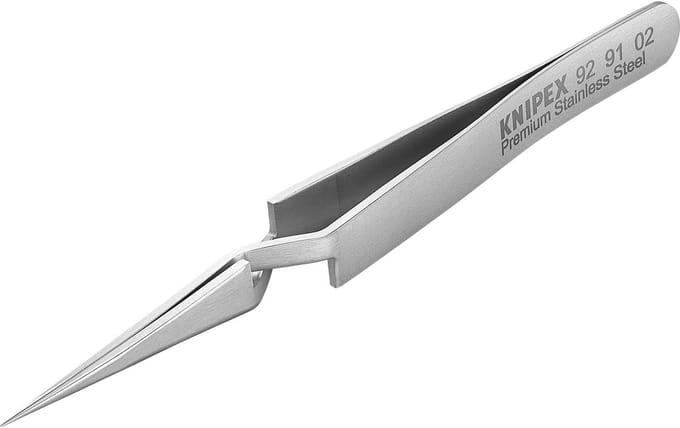 Knipex 92 91 02 Precisiekruispincet Spits, fijn, extra dünn 120 mm