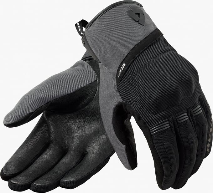 REV’IT! Mosca 2 H2O Zwart Grijs Handschoenen - Maat S - Handschoen
