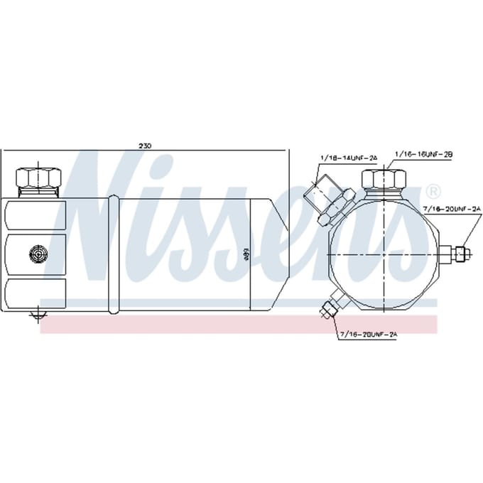 Droger, airconditioningsysteem NISSENS 95309