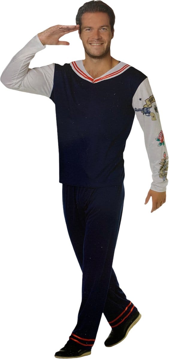 Matroos / Sailor carnavals kostuum voor heren Matrozen carnavalskleding maat M