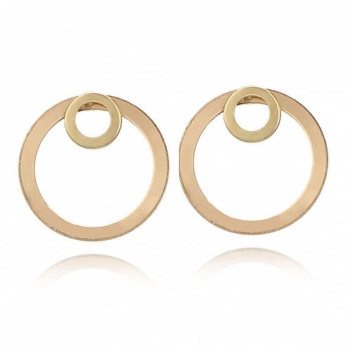Oorbellen- Goudkleurig- Rond-Charme Bijoux