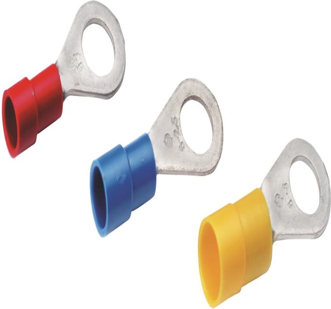 Cimco geïsoleerde ringkabelschoen vertind 1,5-2,5mm² M8 - blauw per 100 stuks (180040)