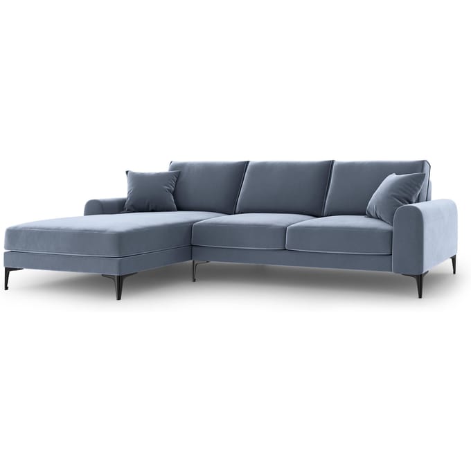 4.5-zitshoekbank Madara links velvet | Mazzini Sofas