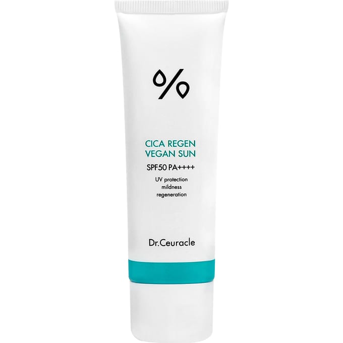 Dr.Ceuracle Cica Regen Vegan Zonnebrandcrème SPF50+ PA++++ Hydraterende Zonnebrandcrème 50ml white
