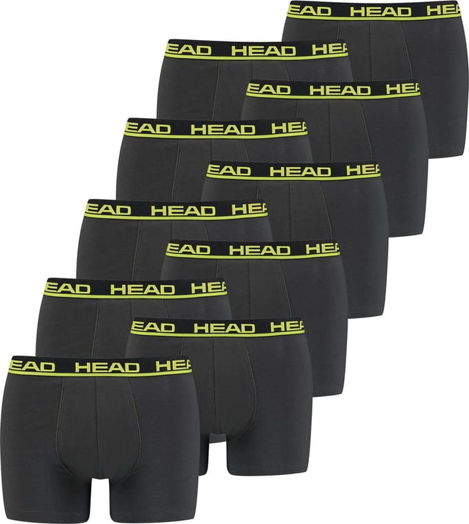 BOXERS Pack van 10 Head Heren Basic Boxer Broek Shorts Ondergoed Ondergoed Pack van 10