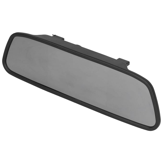 Rétroviseur Affichage 5 pouces 2 canaux d'entrée ABS Universel pour Coffre de Voiture DC12 ?24V white