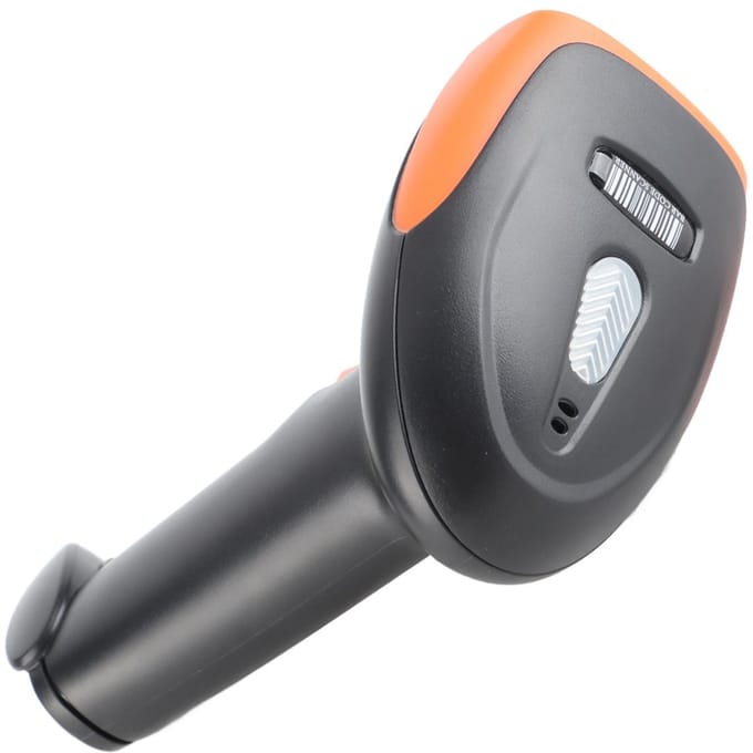 Draadloze Barcodescanner BT Snelle Reactie Comfortabele Terugslagknop Handheld QR-lezer voor Bezorging Supermarkt gray