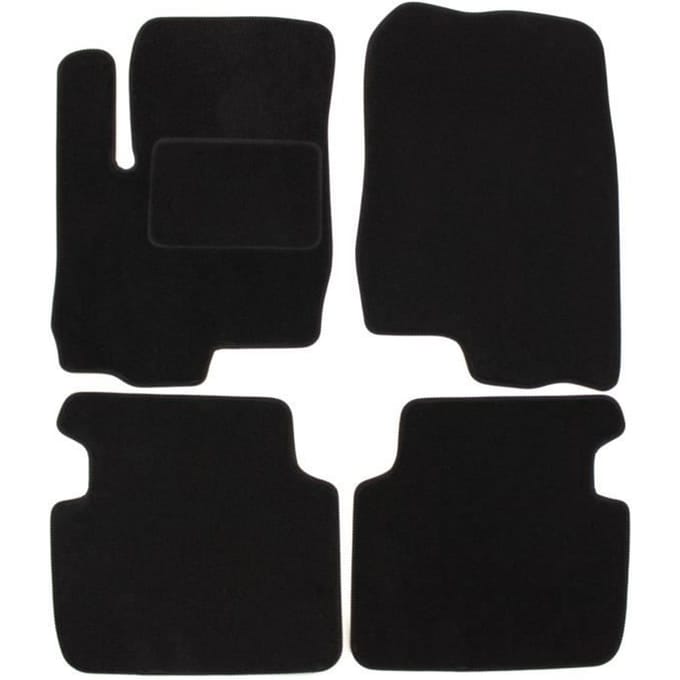 Vloermatten - Mitsubishi - Colt 2002-2012 - Zwart velours - Antislip - Op maat