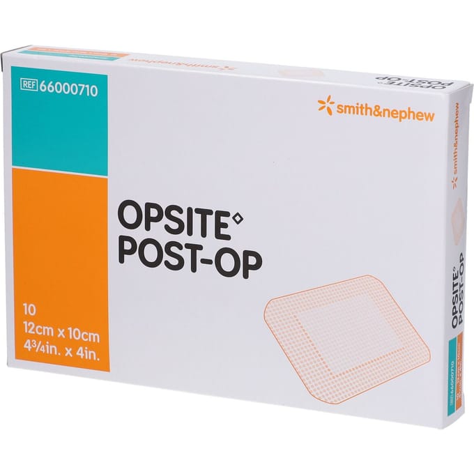 OPSITE Post-OP eilandpleister 12 x 10 cm 10 stuks