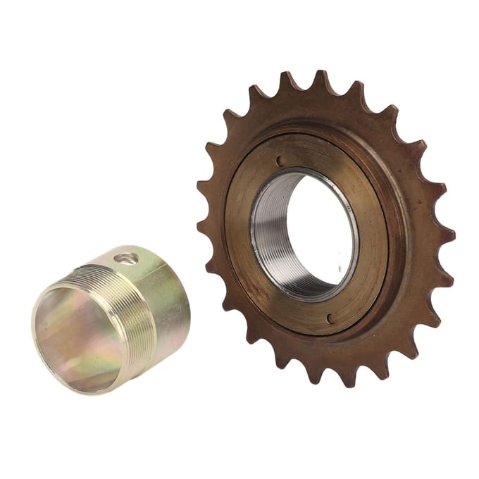 Fiets Freewheel Adapter Set Professioneel 30.5mm Freewheel Adapter 22T Single Speed Freewheel Kit voor brown