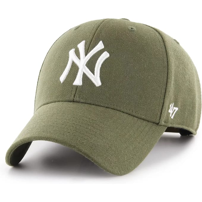 47 - Baseball Cap - MVP - Lifestyle - Unisex - Poly/Wol - New York Yankees - Snapback - Groen - One Size