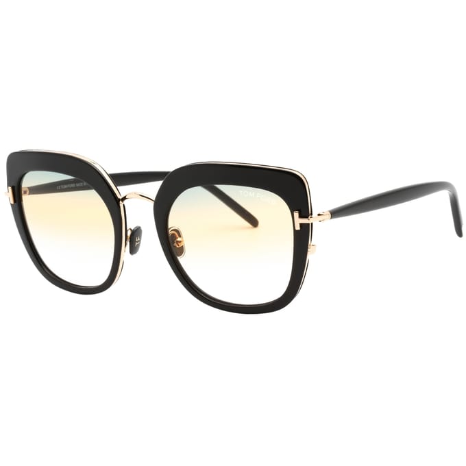 Tom Ford Virginia FT0945 01B zwarte zonnebril